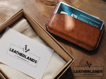 The Trapezoid Card Holder Handstitched